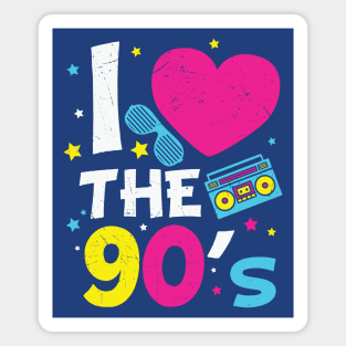 I Love the 90s // I Heart the 90s Magnet